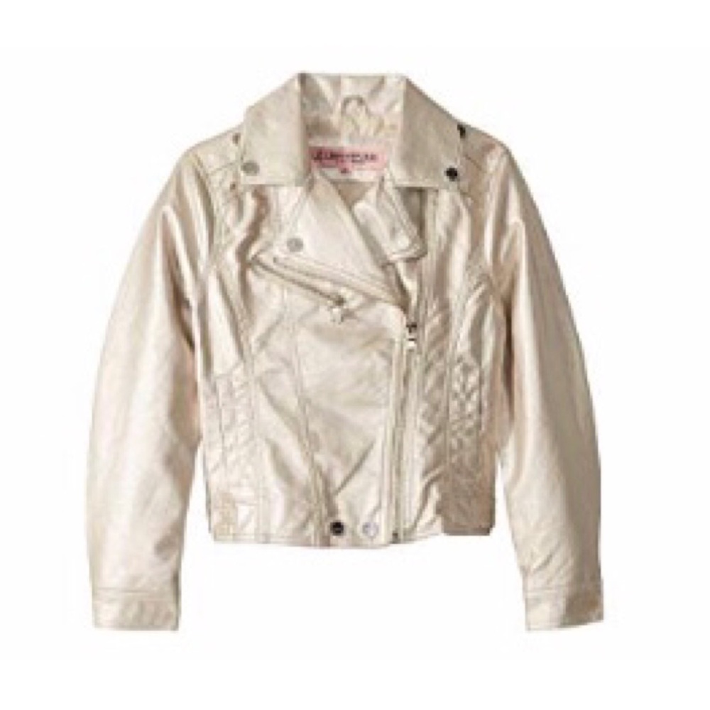 NWT Urban Republic Faux Leather Metallic Jacket